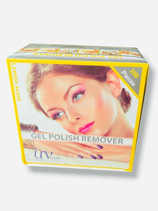 Accessories - 200pc. Gel Polish Remover-Lemon Scented